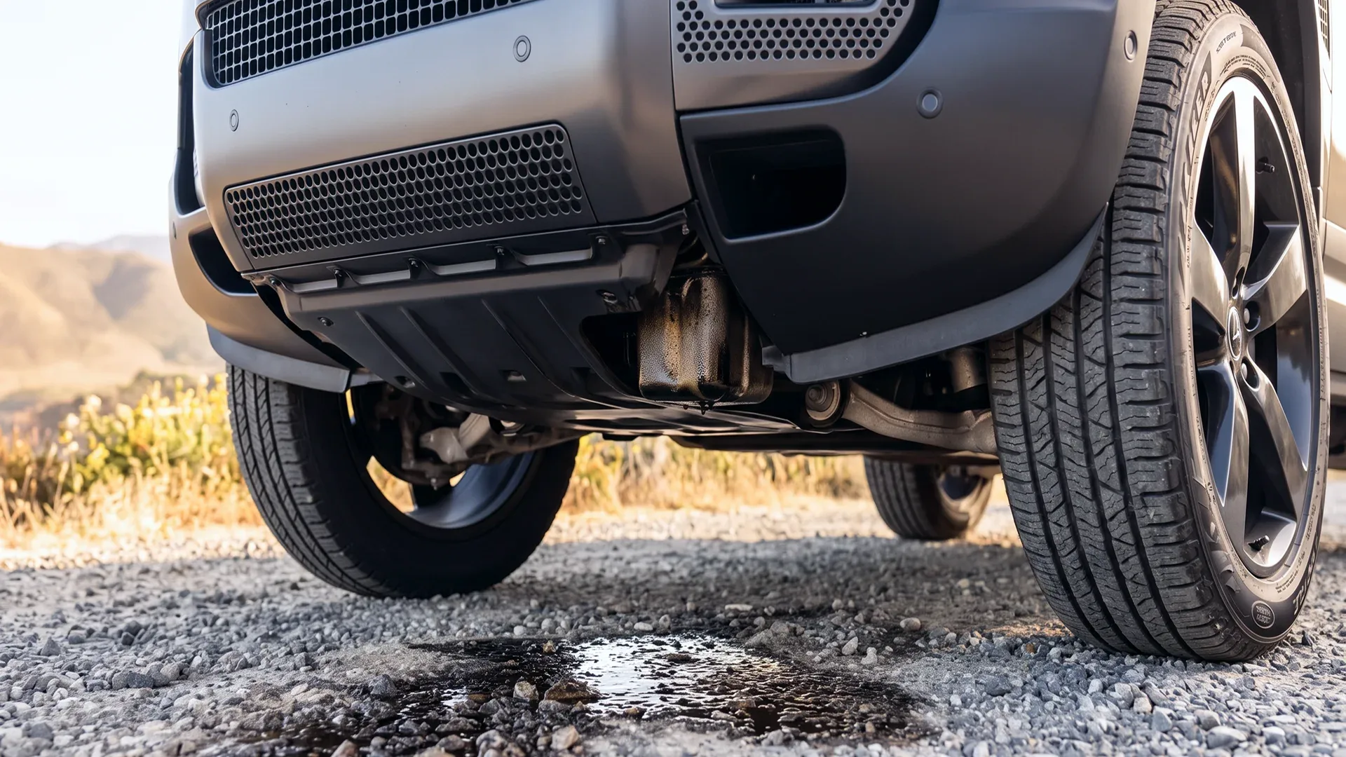 car oil leak detected before delivery from California