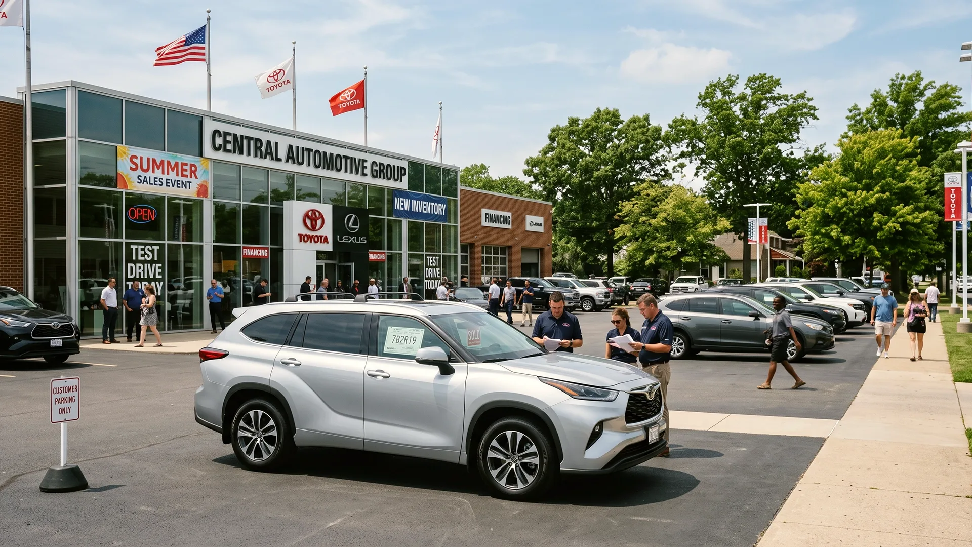 Car dealership selling vehicles to out-of-state buyers photo