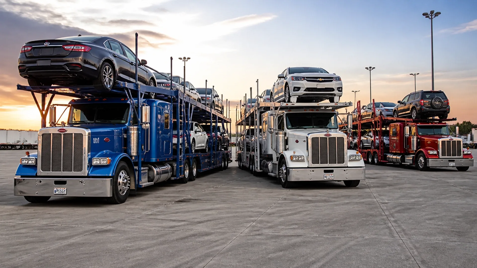 Loaded car haulers meeting growing auto transport demand