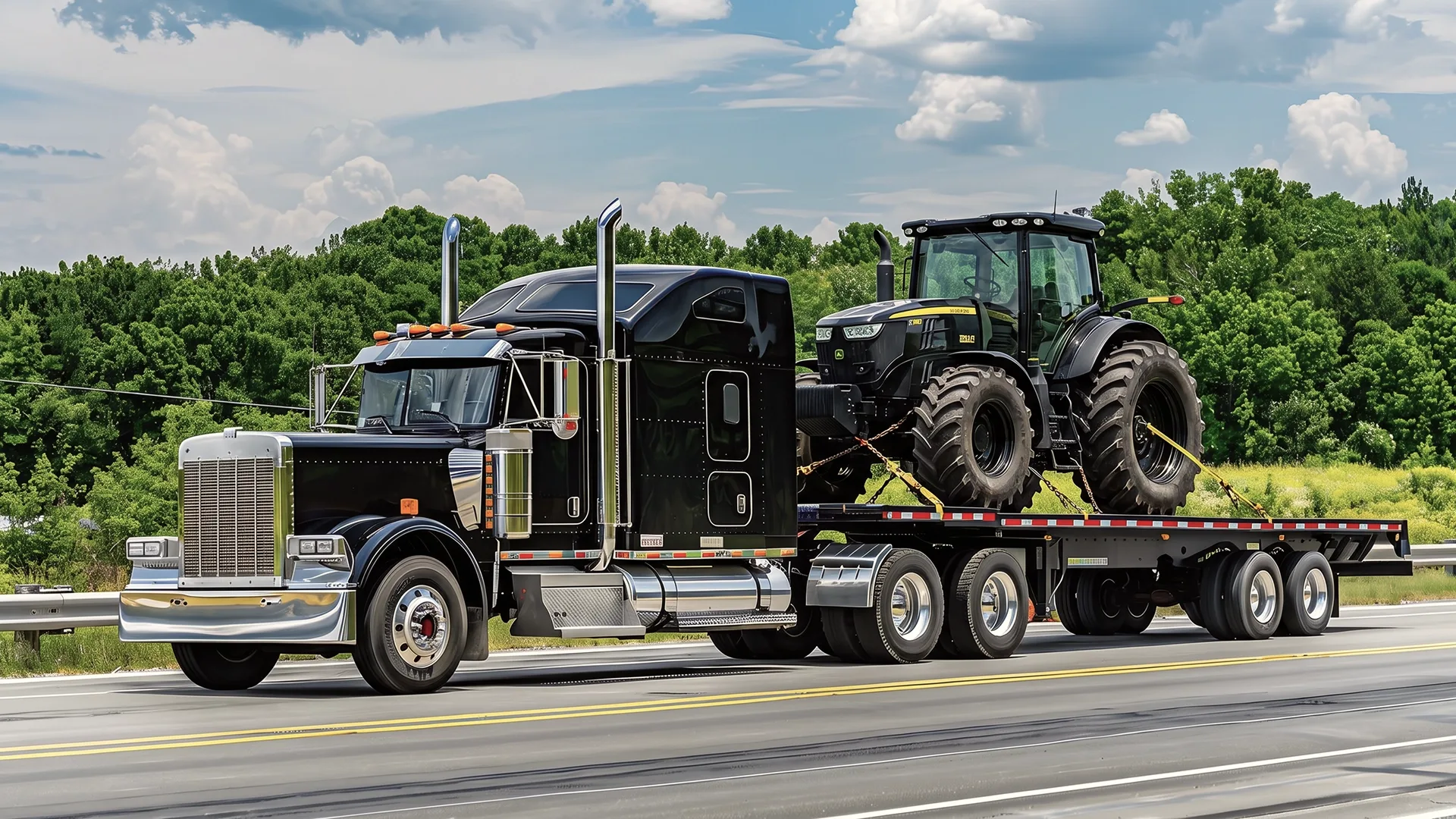 Heavy equipment shipping