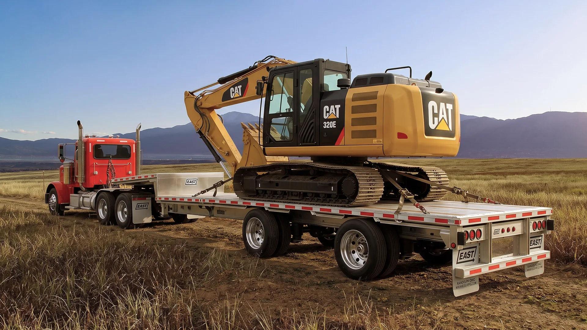 Step Deck Trailer (Drop Deck) shipping
