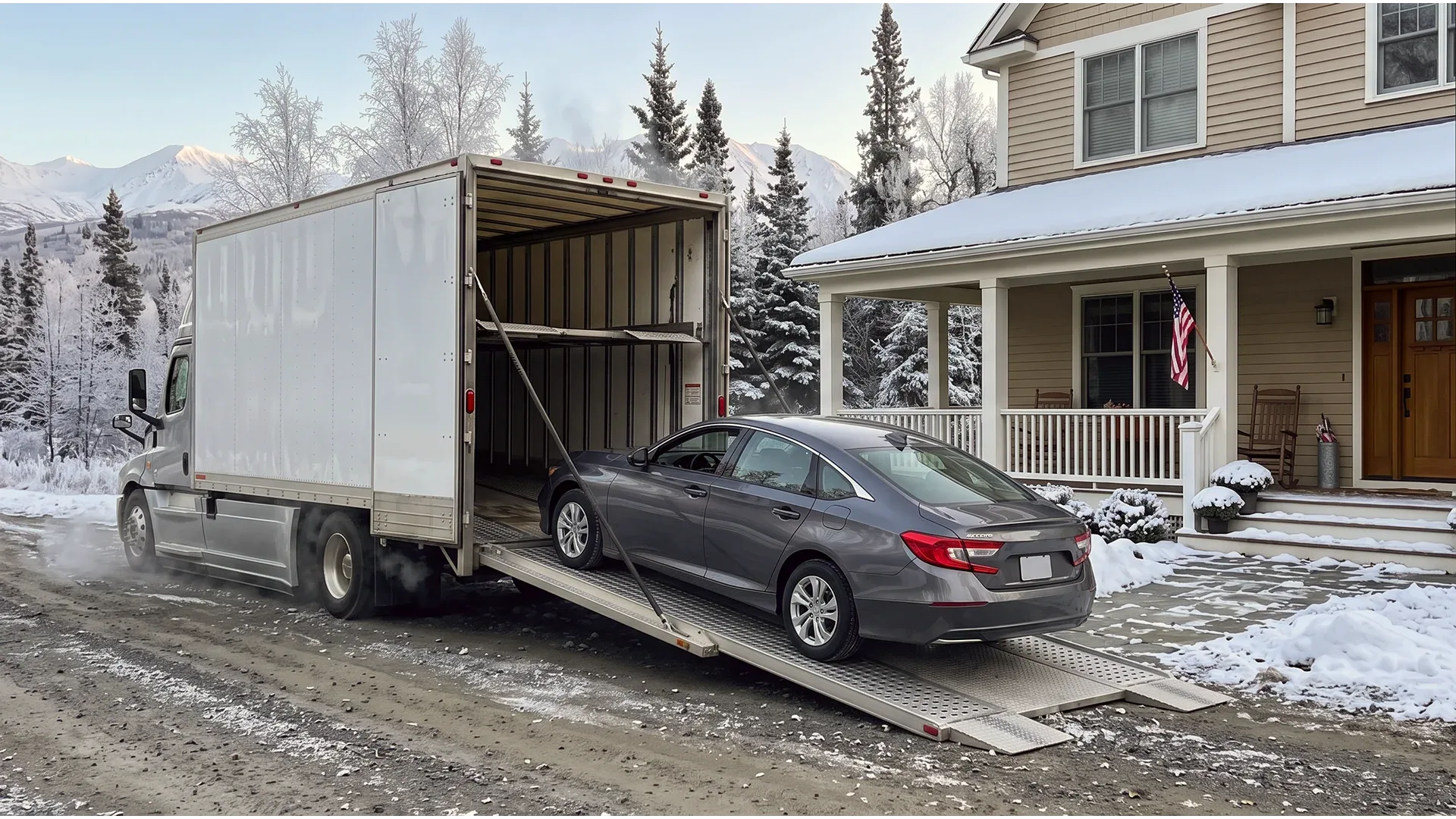 car shipping process in Alaska