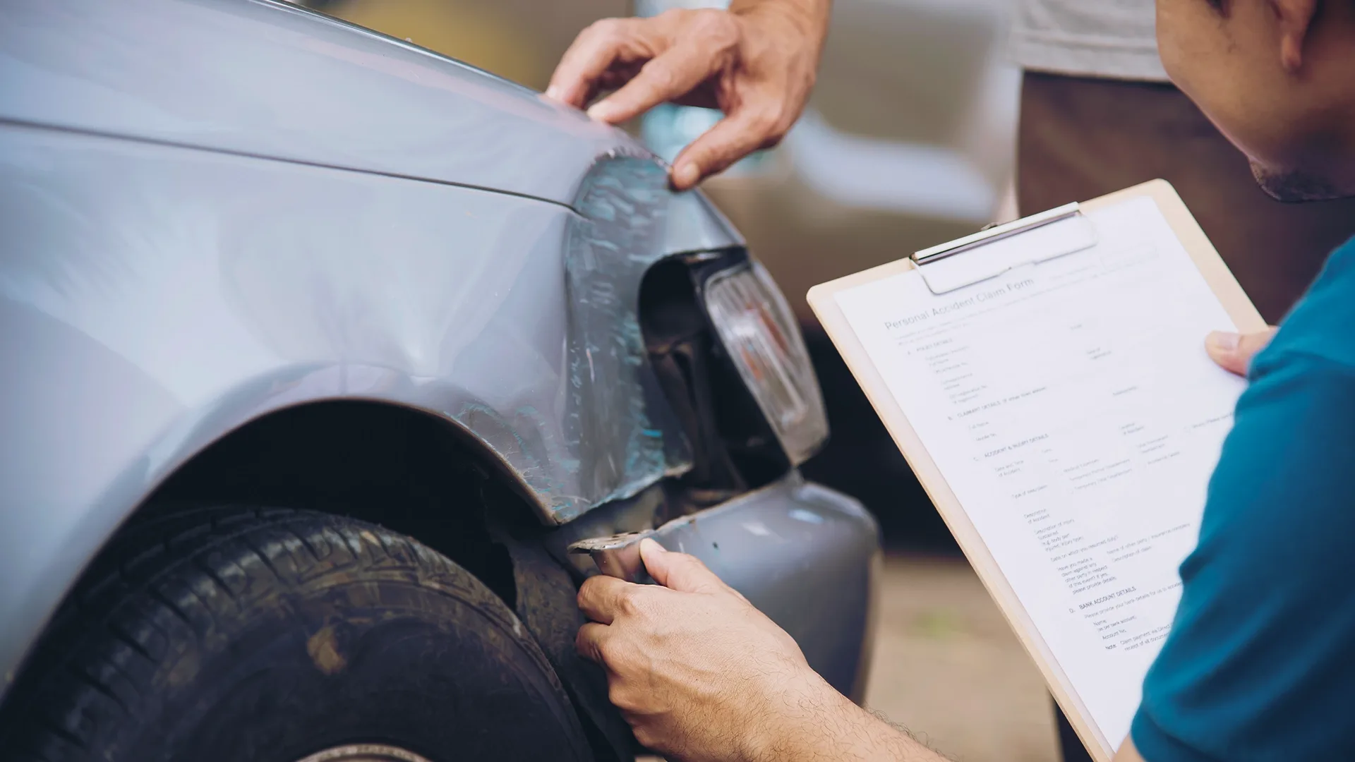 man is trying to estimate his car value