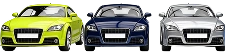 Three cars