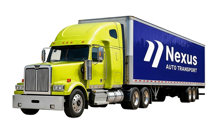 Enclosed car hauler with a Nexus box trailer