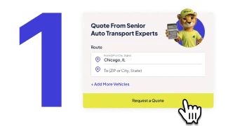 Step one — Nexus car shipping quote form