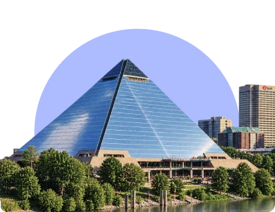 The Memphis Pyramid in Tennessee