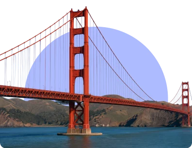 The Golden Gate Bridge in San Francisco