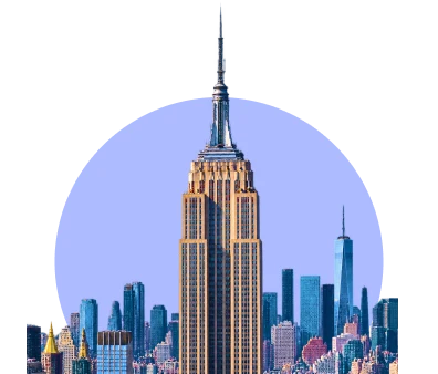 The Empire State Building in New York City