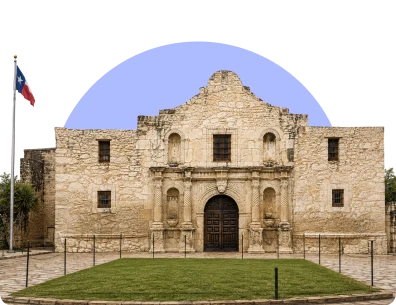 The Alamo in San Antonio, Texas