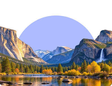Yosemite Valley in California