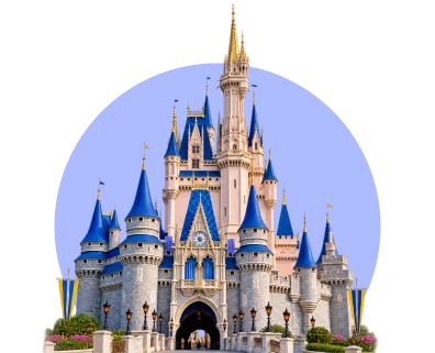 Cinderella Castle in Orlando, Florida